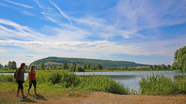 Pond walk Saint-Germain-d'Étables