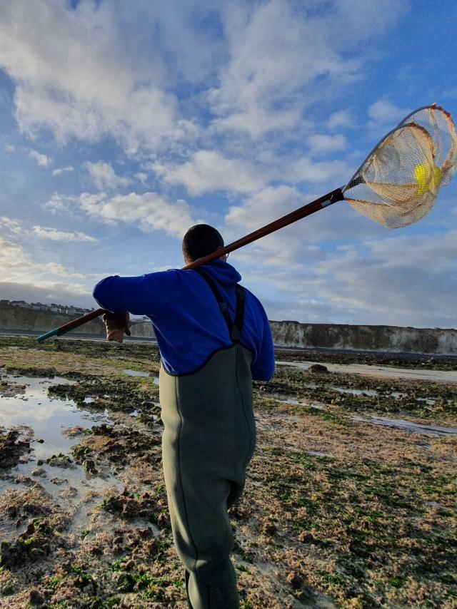 Fishing on foot Quiberville