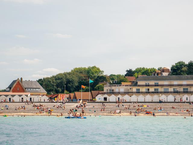 Strand Quiberville Kabinen