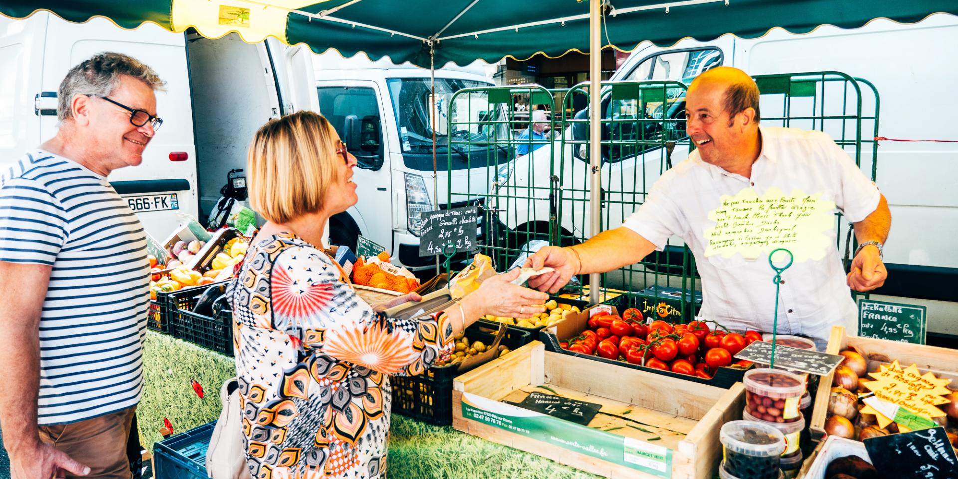 Luneray's market stall