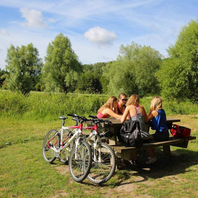 Pause au bord de l'eau
