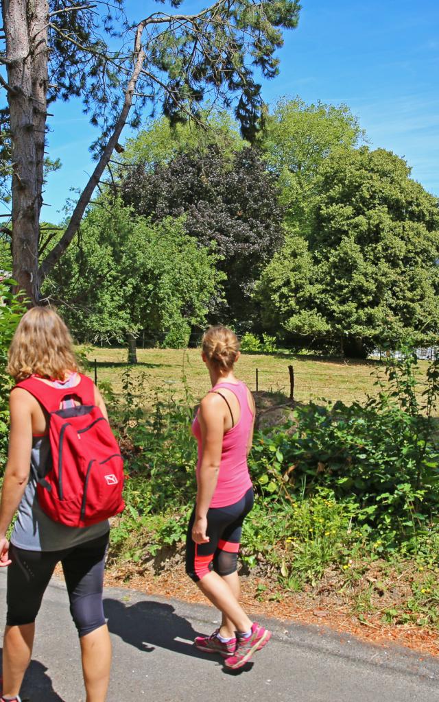 The castle of Gueures loops 13 and 15