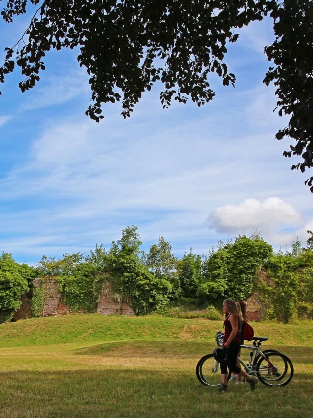 The ruins of the castle Gauthier Giffard