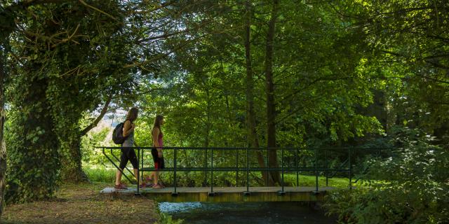 Pontoon on the Varenne river
