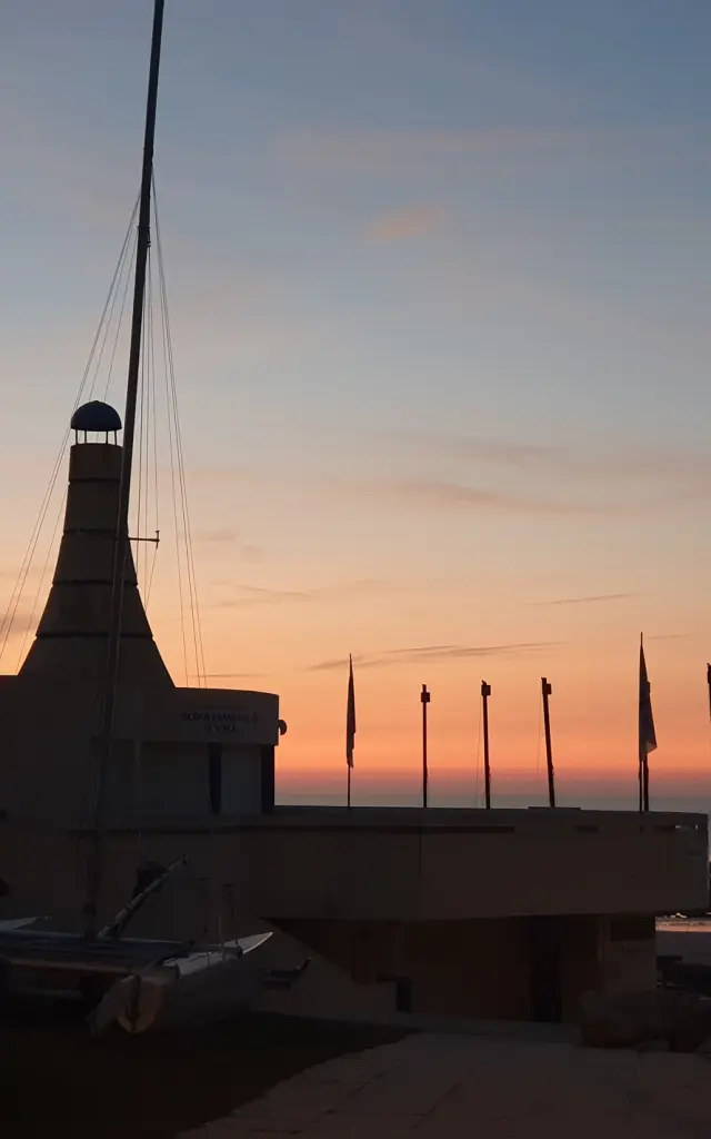Coucher de soleil sur la mer