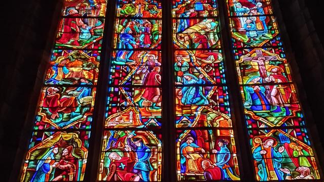 Bacqueville En Caux, Kirchenfenster St. Leonard
