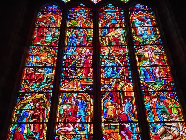 Bacqueville En Caux, Kirchenfenster St. Leonard