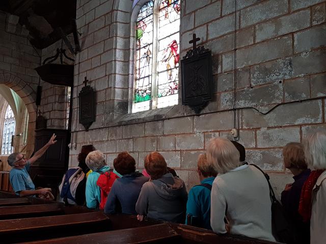 Visite guidée intérieur église Saint-Pierre Auppegard