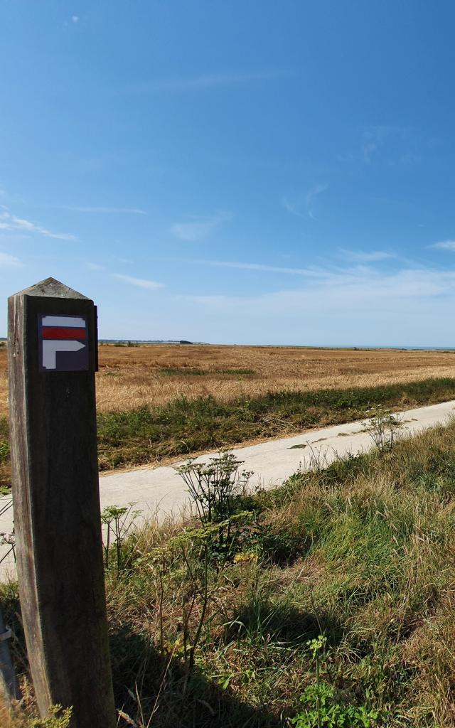 View of the sea from the GR21