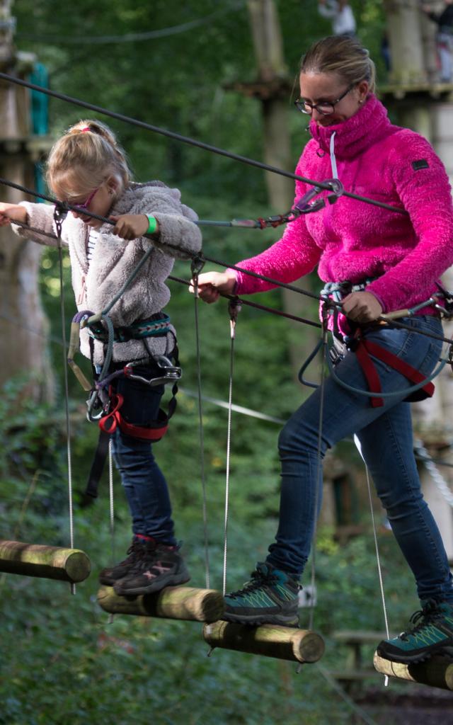 Test the courses at Arb aventures