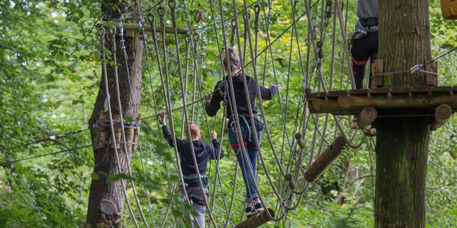 Parcours dans les arbres