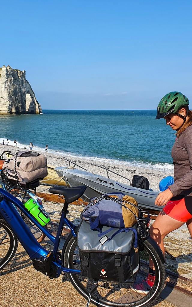 The Velomaritime in Etretat