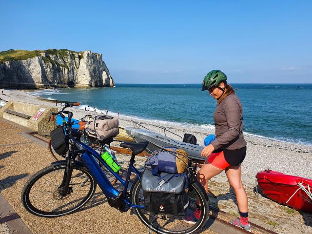 The Velomaritime in Etretat