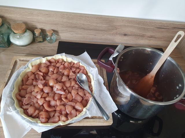 Pear pie of fisée