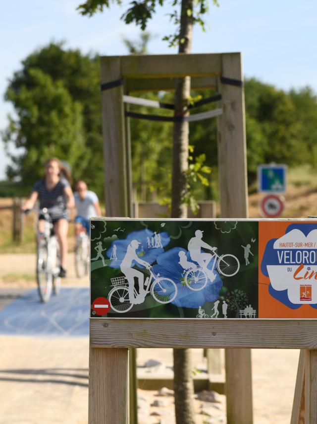 La véloroute du lin à Luneray