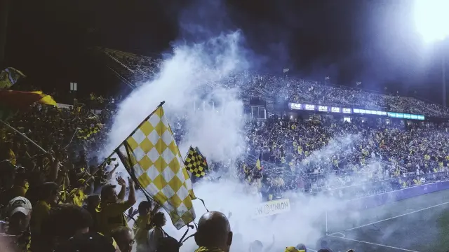 Match de foot- supporters