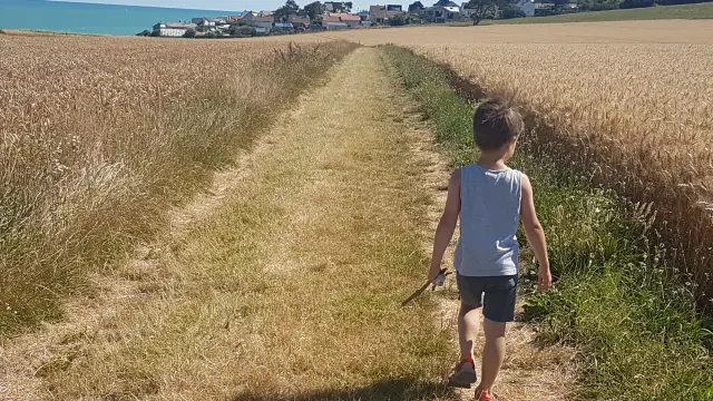 Enfant rando Quiberville