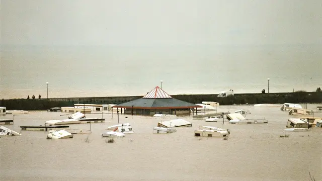 Inondations 1999 2000 Camping Municipal Quiberville