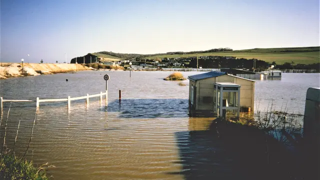 Inondations Janvier Fevrier 1995 Camping Municipal Quiberville